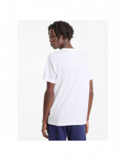 T-shirt essential cat logo blanc homme - Puma