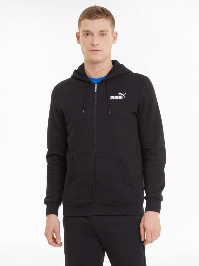 Veste zippé à capuche fd ess noir homme - Puma