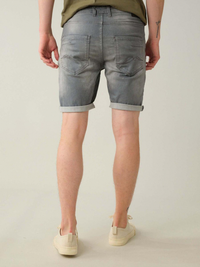 Short denim arvin gris homme - Deeluxe