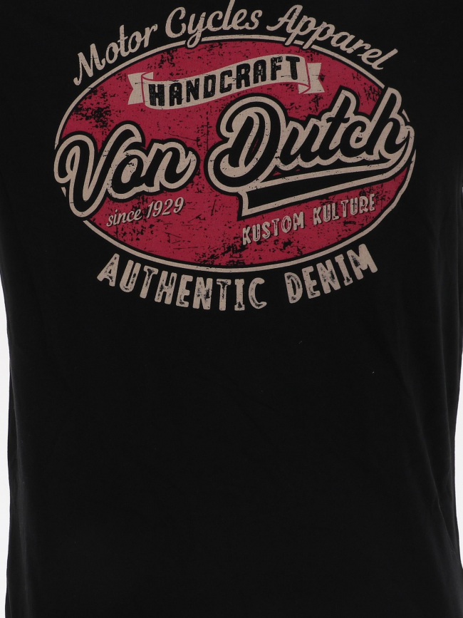 T-shirt mc noir homme - Von Dutch