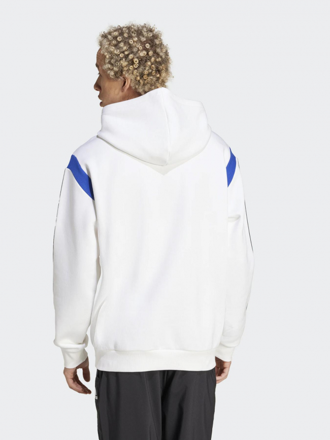 Sweat à capuche cb blanc homme - Adidas