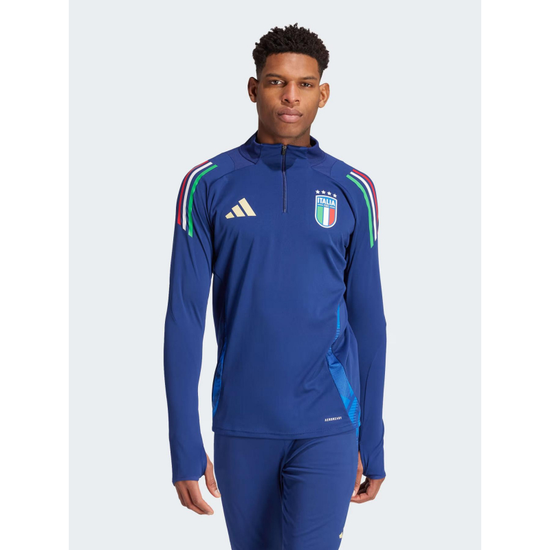 Sweat d'entrainement figc italie bleu marine homme - Adidas