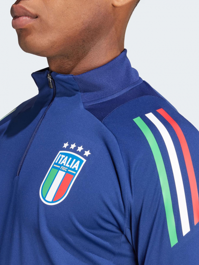 Sweat d'entrainement figc italie bleu marine homme - Adidas