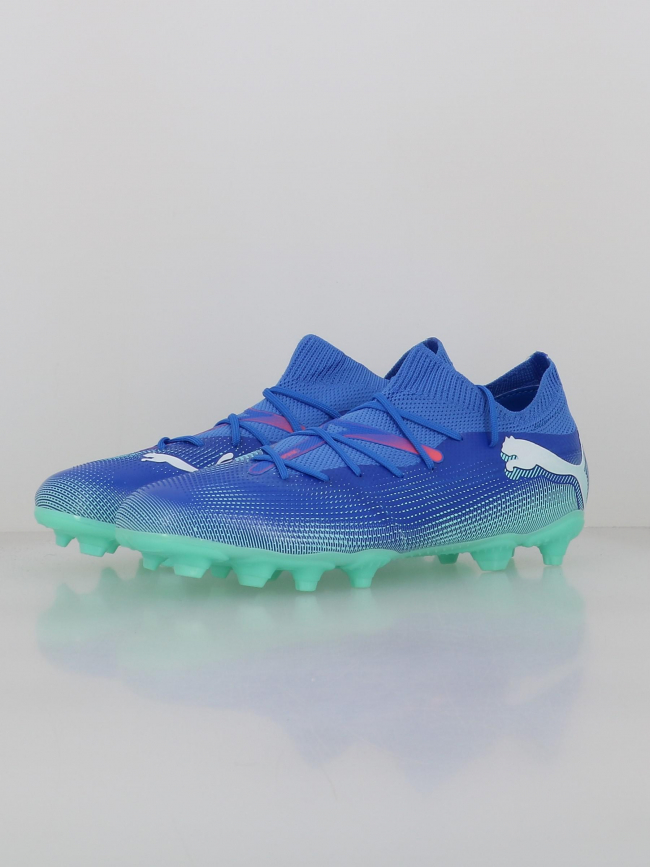 Chaussures de football future match fg ag bleu enfant - Puma