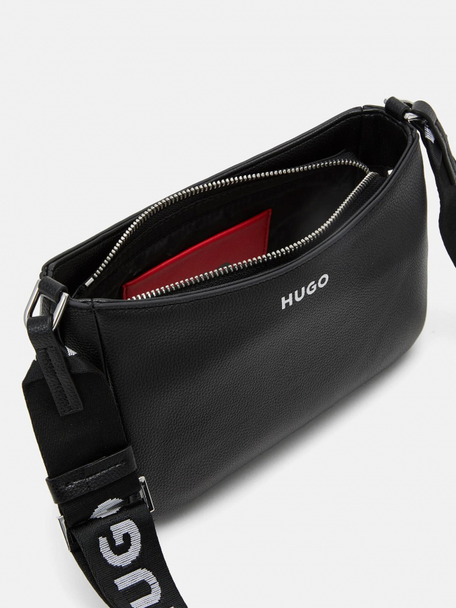 Sac bandoulière bel hobo noir femme - Hugo