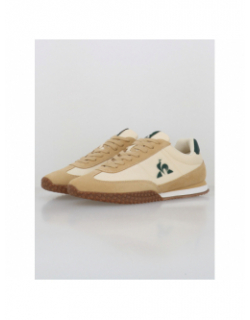 Baskets bi-matière veloce beige homme - Le Coq Sportif