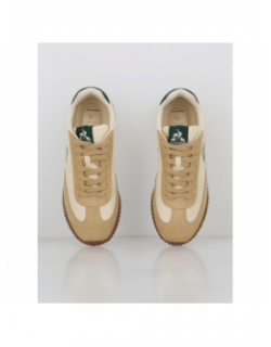 Baskets bi-matière veloce beige homme - Le Coq Sportif