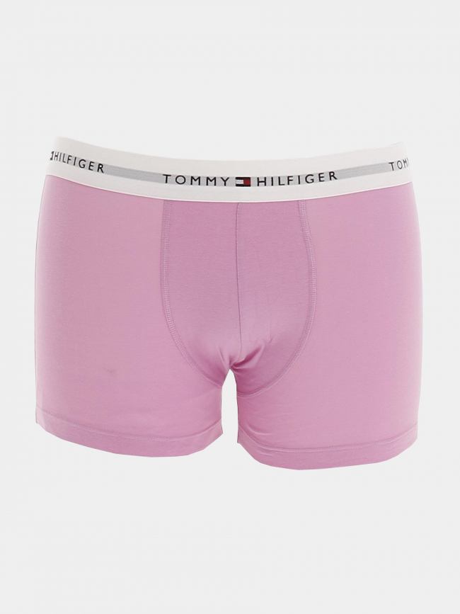 Pack 3 boxers bleu rose orange homme - Tommy Hilfiger