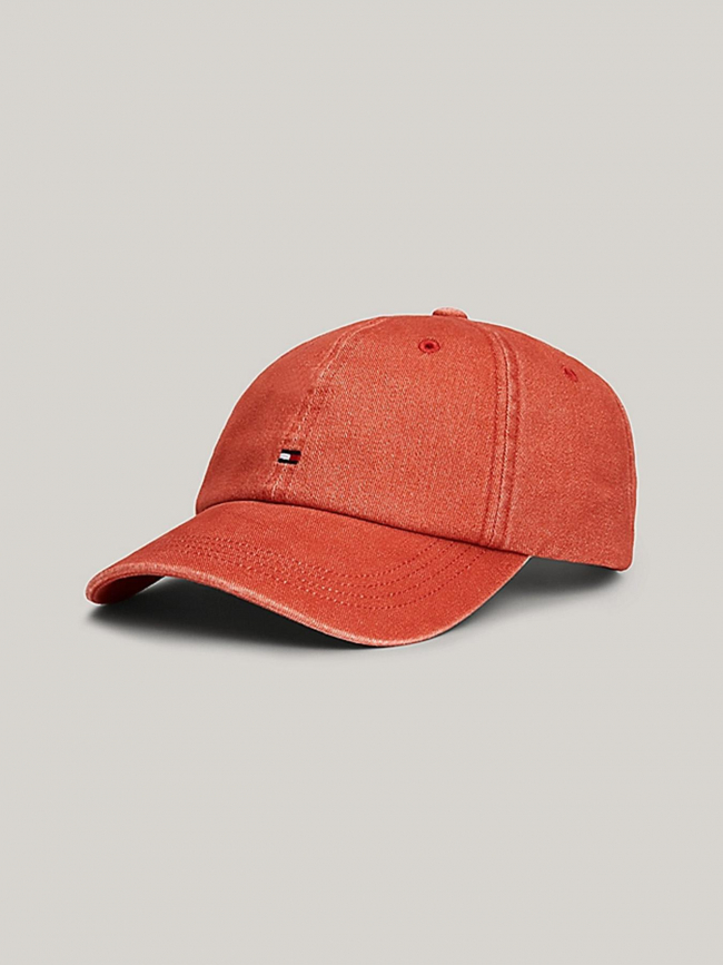 Casquette flag soft 6 panel rouge - Tommy Hilfiger