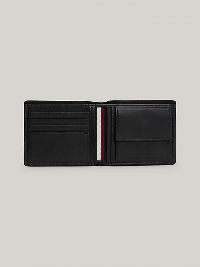 Portefeuille casual brodé noir homme - Tommy Hilfiger