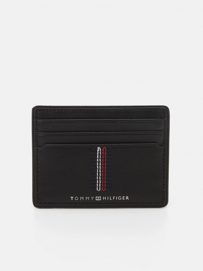 Porte carte en cuir casual noir homme - Tommy Hilfiger