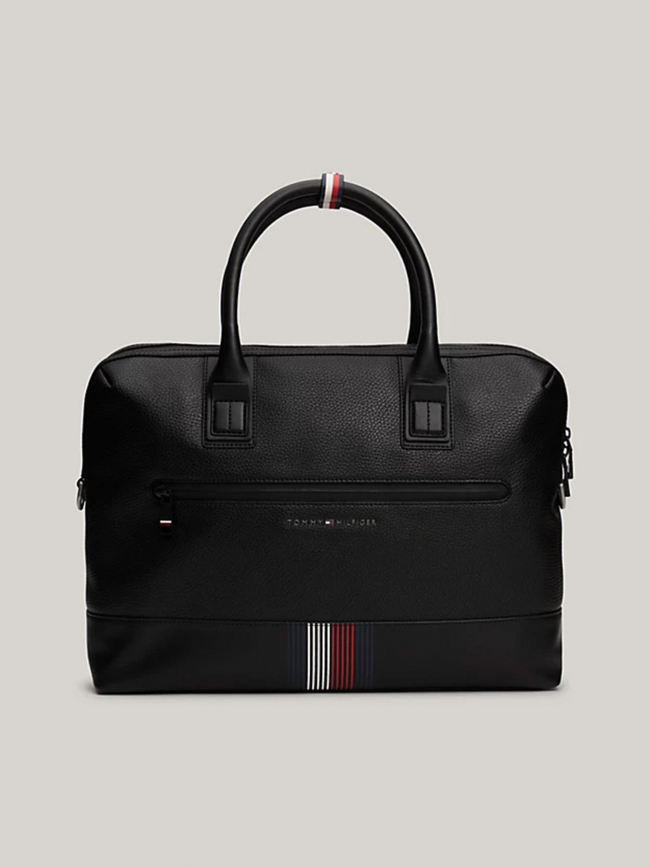 Sacoche ordinateur transit noir homme - Tommy Hilfiger