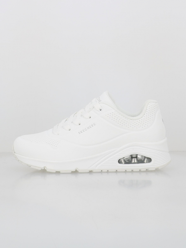 Baskets uno stand on air blanc femme - Skechers