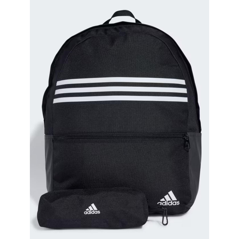 Sac à dos + trousse classic horizontal 3 bandes noir - Adidas