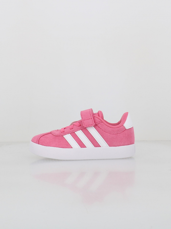 Baskets à scratch vl court 3.0 el rose enfant - Adidas