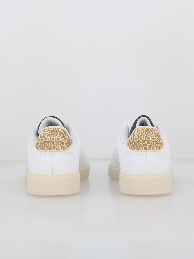 Baskets advantage 2.0 animal blanc femme - Adidas