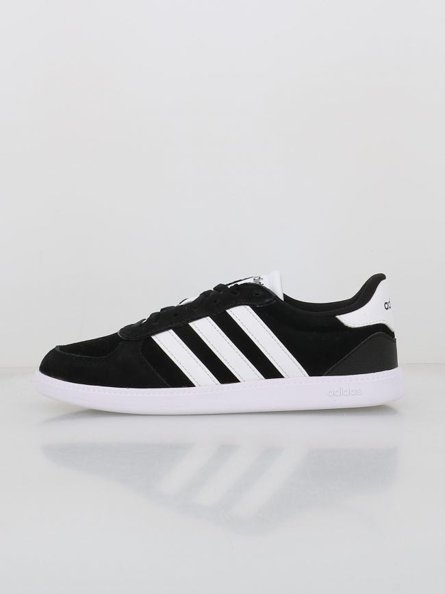 Baskets breaknet sleek suédé noir femme - Adidas