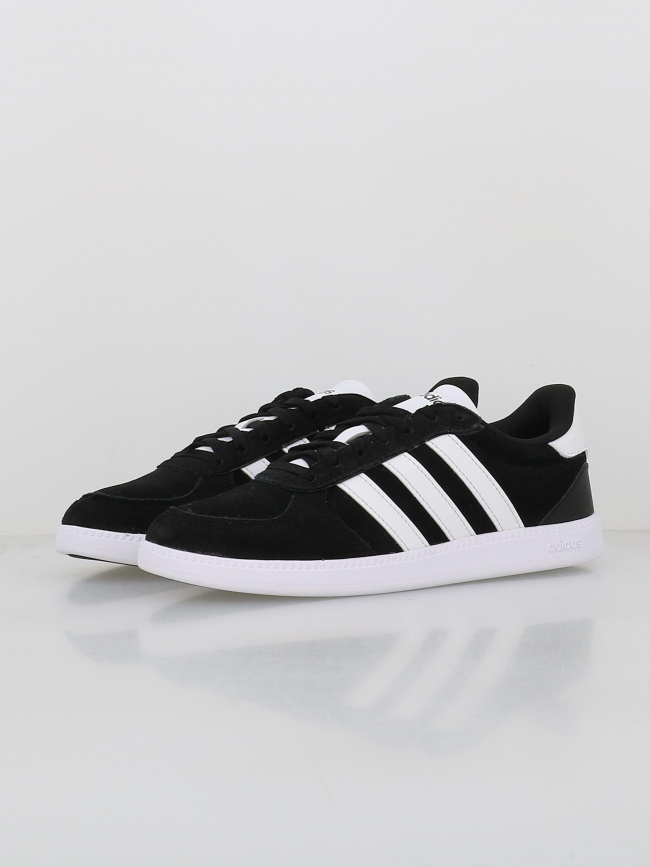 Baskets breaknet sleek suédé noir femme - Adidas