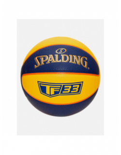 Ballon de basketball tf-33 gold taille 6 jaune bleu - Spalding