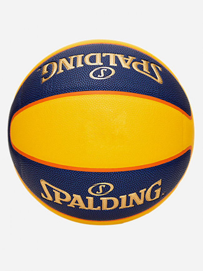 Ballon de basketball tf-33 gold taille 6 jaune bleu - Spalding