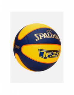 Ballon de basketball tf-33 gold taille 6 jaune bleu - Spalding