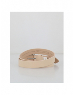 Ceinture en cuir zoey beige femme - Hugo