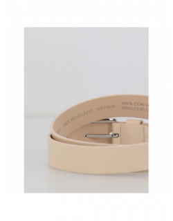 Ceinture en cuir zoey beige femme - Hugo