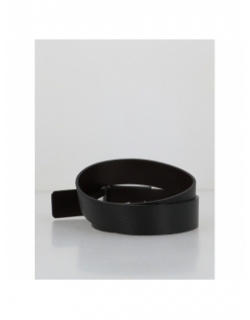 Ceinture en cuir garlond noir homme - Hugo