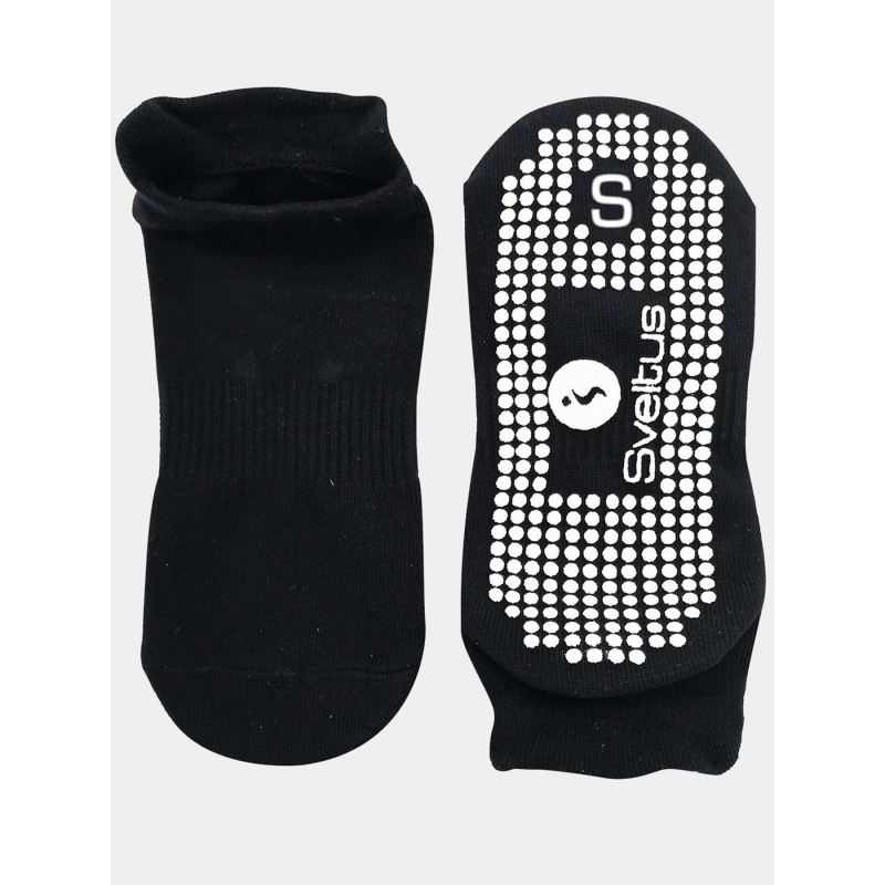 Paire de chaussettes antidérapante noir adulte - Sveltus