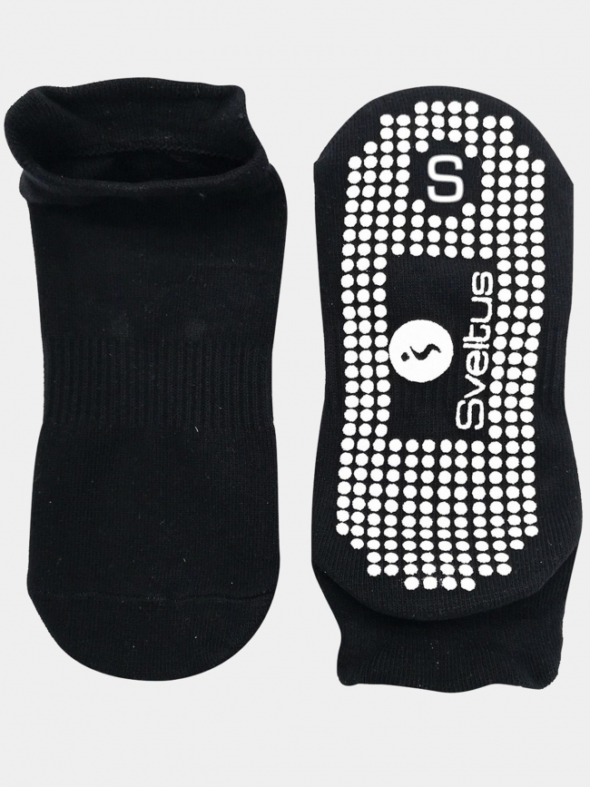 Paire de chaussettes antidérapante noir adulte - Sveltus