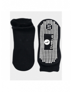 Paire de chaussettes antidérapante noir adulte - Sveltus