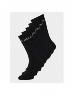 Pack de 5 paires de chaussettes noir enfant - Jack & Jones