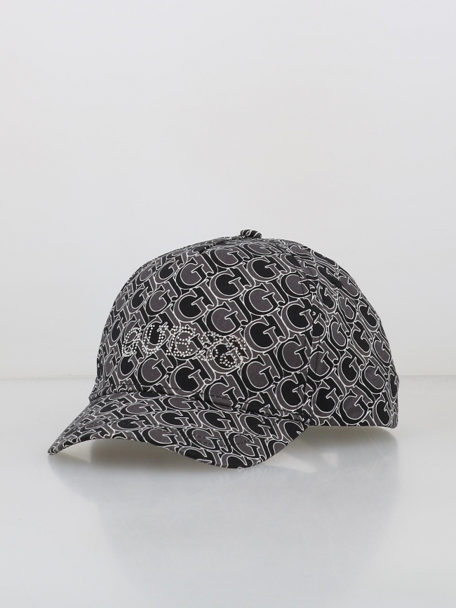 Casquette baseball coton gris femme - Guess