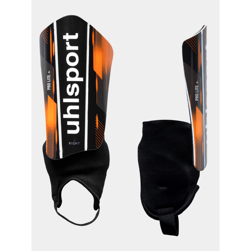 Protège tibias pro lite plus orange noir - Uhlsport