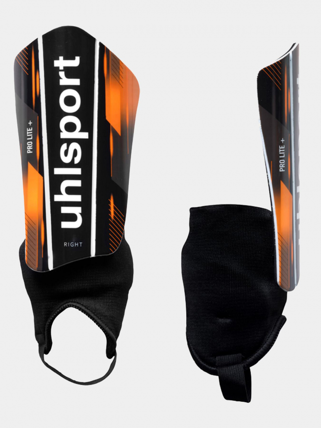 Protège tibias pro lite plus orange noir - Uhlsport