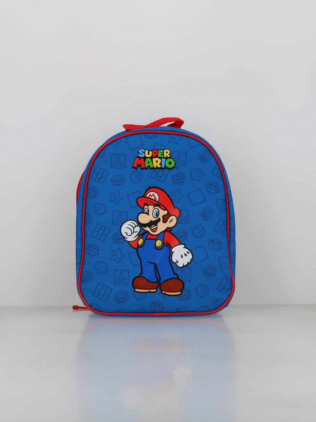 Sac à dos 3d 32 cm super mario bleu enfant - Mario