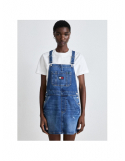 Robe salopette en jean dungaree bleu femme - Tommy Jeans