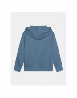 Sweat à capuche petit logo brodé bleu enfant - Champion