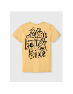 T-shirt ladina bike jaune enfant - Name It