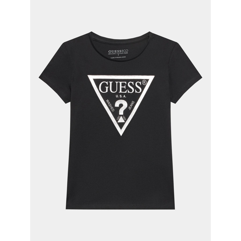 T-shirt core noir fille - Guess