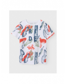 T-shirt ohadiza blanc rouge garçon - Name It