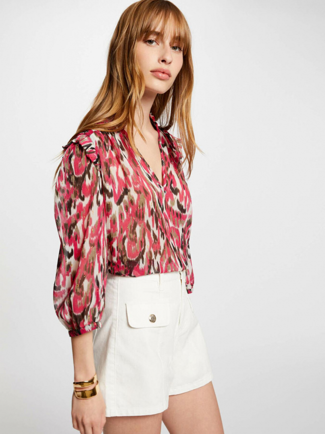 Blouse otina rose femme - Morgan