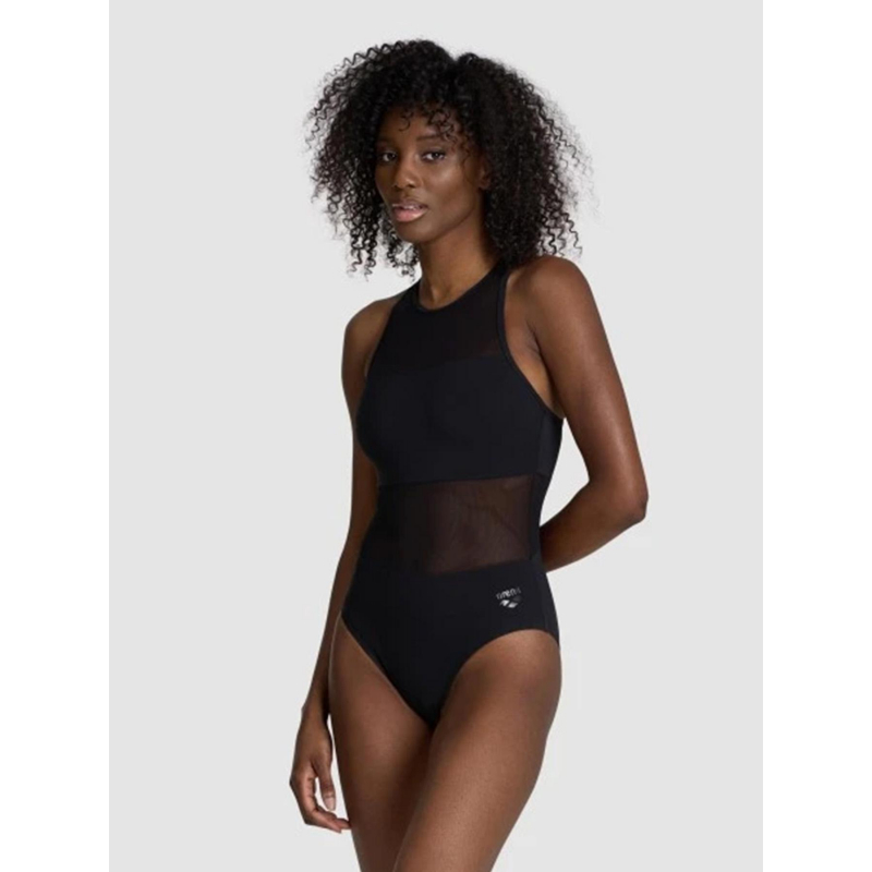 Maillot de bain 1 pièce water touch noir femme - Arena