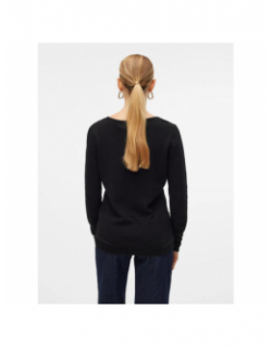 Pull texturé care noir femme - Vero Moda