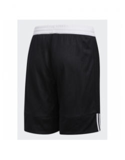 Short de basketball réversible noir blanc enfant - Adidas