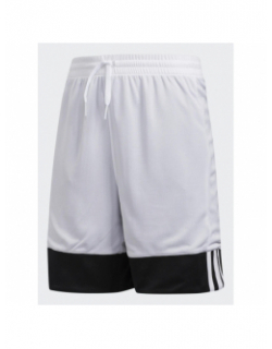 Short de basketball réversible noir blanc enfant - Adidas