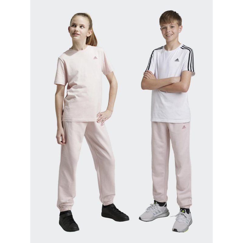 Jogging uni logo rose enfant - Adidas