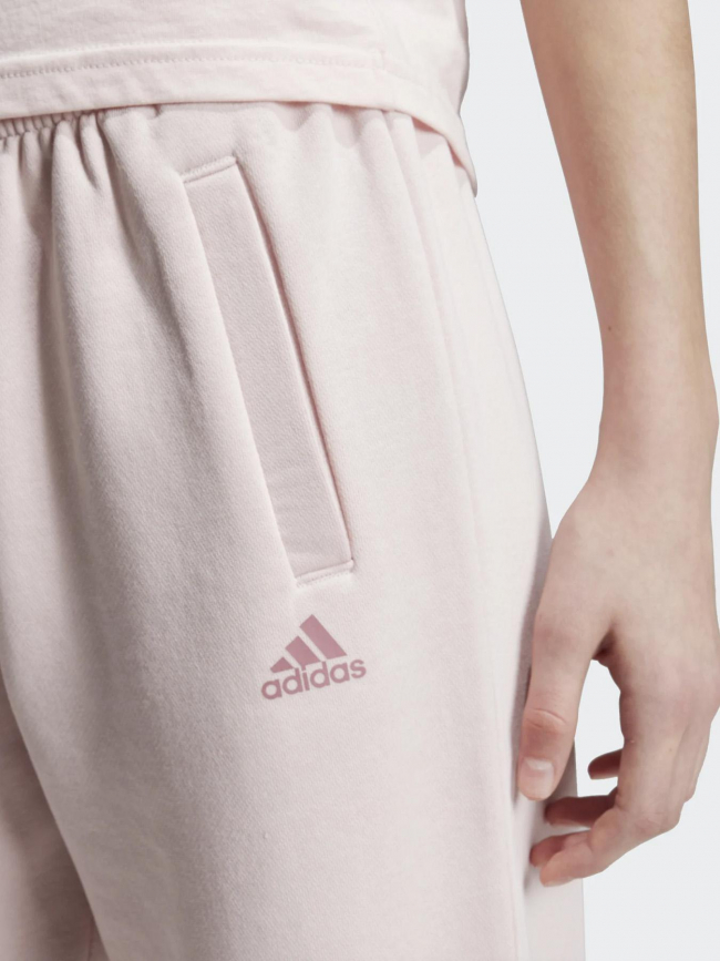 Jogging uni logo rose enfant - Adidas