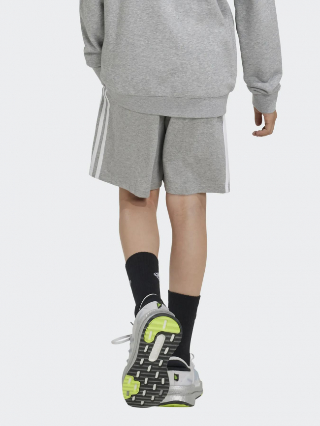 Short jogging colorblock gris enfant - Adidas