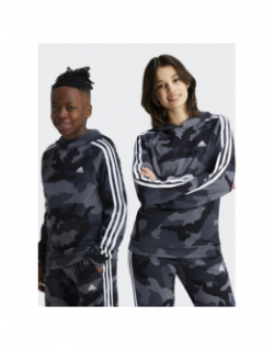 Sweat à capuche camo ft hd gris enfant - Adidas